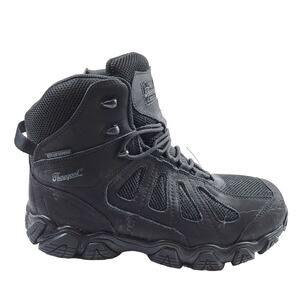 Thorogood Men's Crosstrex Series Hiker Boots Black 6 Inch  Side Zip US Size 11.5